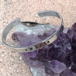Hand Stamped Inspiration Bracelet